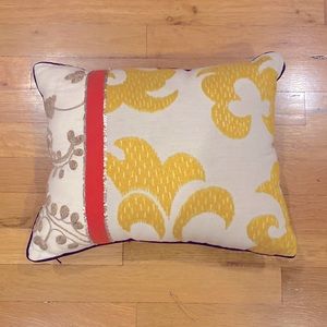 Fred Shand for Anthropologie Embroidered Throw Pillow